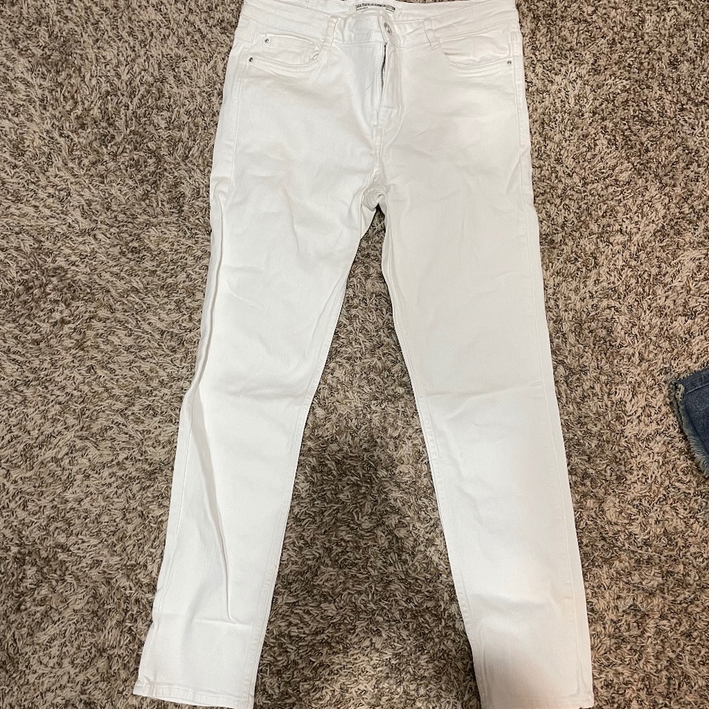 Zara White Jeans